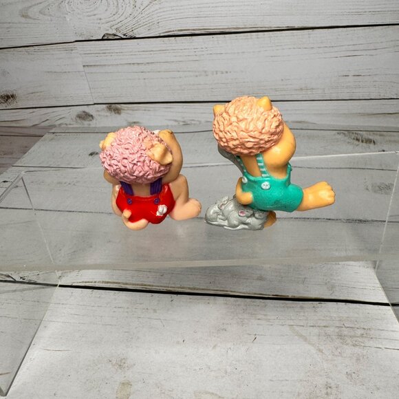 Cabbage Patch Kids Koosas PVC Figures Lot of 7 Vintage 1980s Tomy Toys Pets - Picture 6 of 6